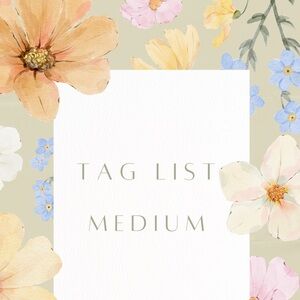 Tag list Medium